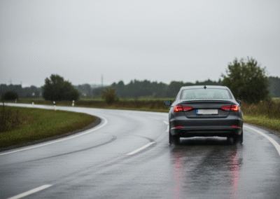 Typische Alleinunfall-Ursachen (Witterung, Ablenkung etc.)