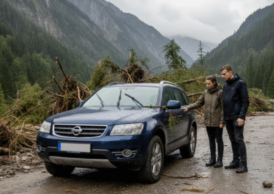 Unwetterschäden im Ausland: Wie greifen Versicherungen?